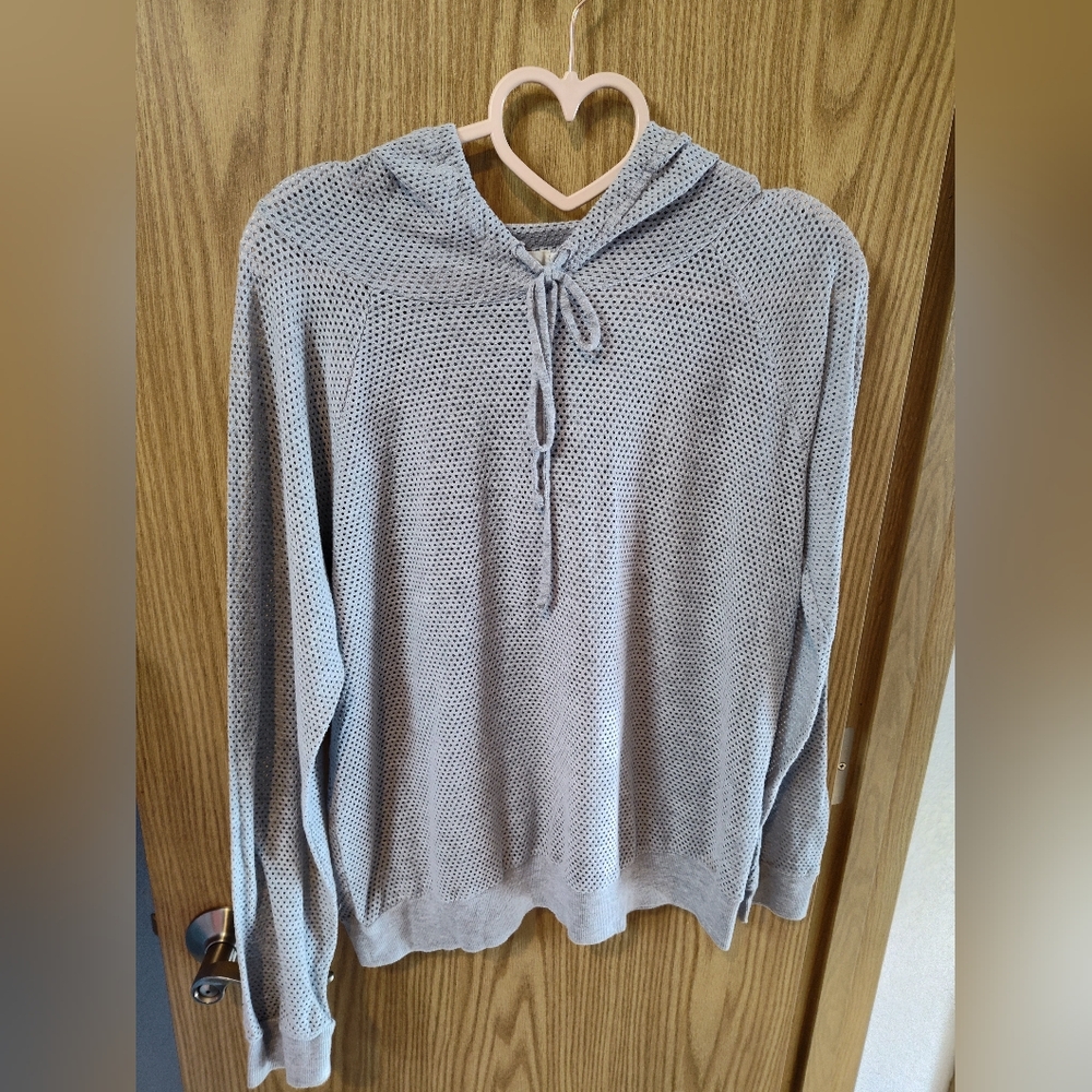 Gray Knit Hoodie Michael Stars